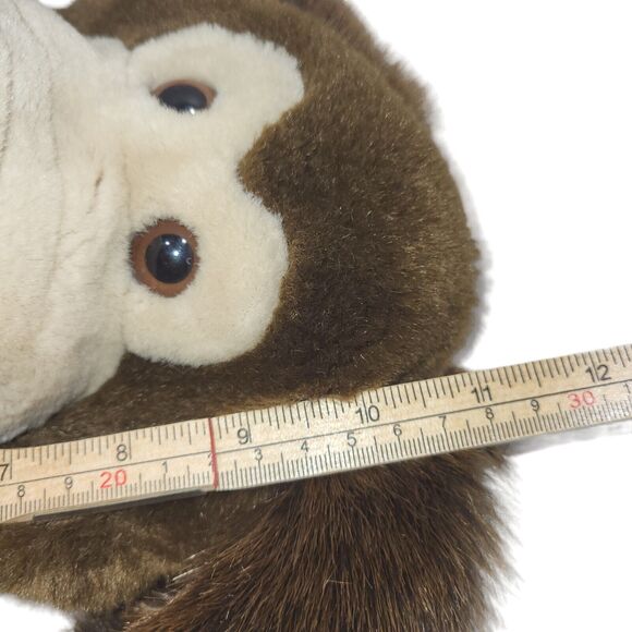 Vintage 24K Polar Puff Special Effects Plush Hand Puppet Puppy Dog Brown Hound - Picture 11 of 11